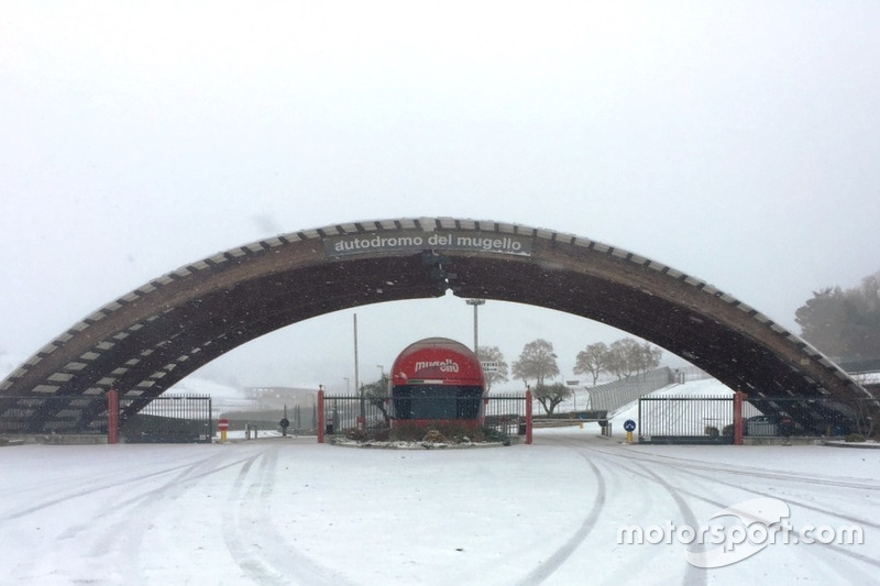 Autódromo del Mugello nevado