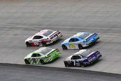 Cole Custer, Stewart-Haas Racing Ford, Justin Allgaier, JR Motorsports Chevrolet