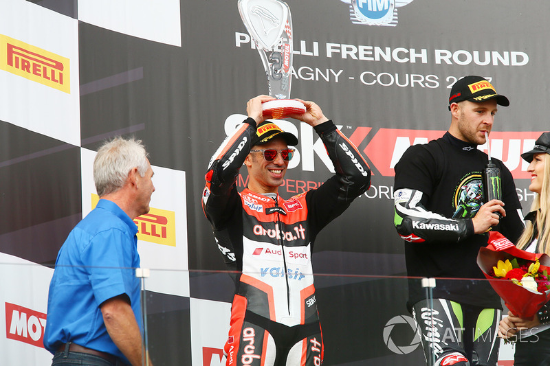Second place Marco Melandri, Ducati Team