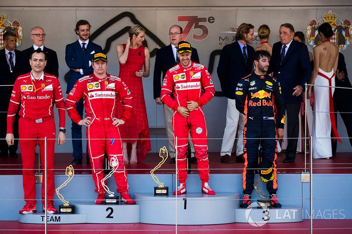 Mónaco 2017: primera victoria con Ferrari en Mónaco, por delante de Raikkonen