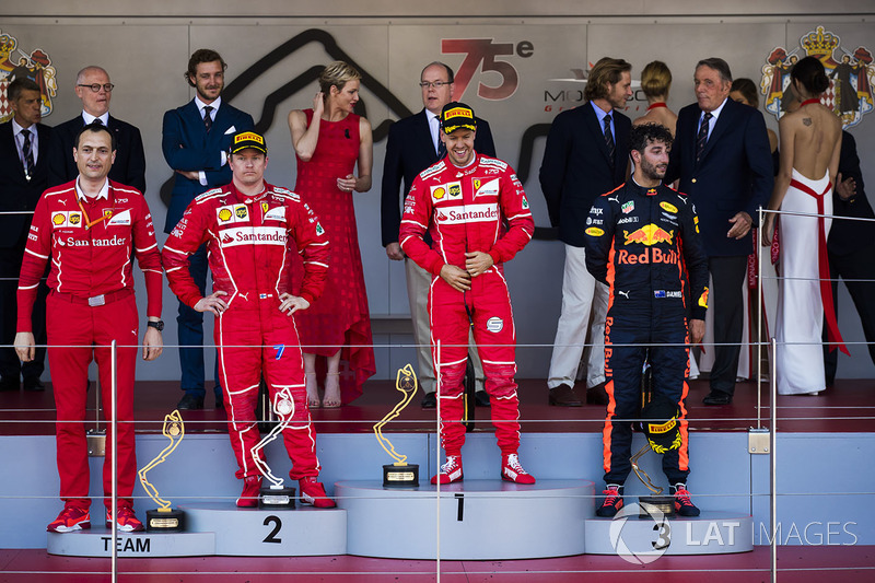 Mónaco 2017: primera victoria con Ferrari en Mónaco, sobre Raikkonen.