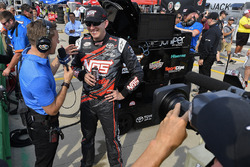 Kyle Busch, Joe Gibbs Racing Toyota gives an interview to NBC