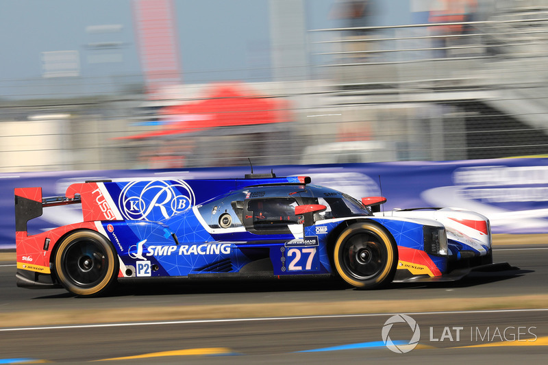 #27 SMP Racing Dallara P217 Gibson: Mikhail Aleshin, Viktor Shaytar, Sergey Sirotkin