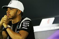 Lewis Hamilton, Mercedes AMG F1 during the press conference