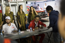Autograph Session: José María López, Citroën World Touring Car Team, Citroën C-Elysée WTCC and Yvan Muller, Citroën World Touring Car Team, Citroën C-Elysée WTCC