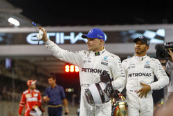 I primi due qualificati Valtteri Bottas, Mercedes AMG F1 e Lewis Hamilton, Mercedes AMG F1