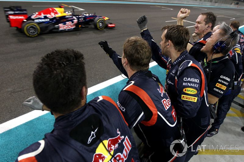 Vettel en el GP de Abu Dhabi 2012 - Del pitlane al podio (3º)