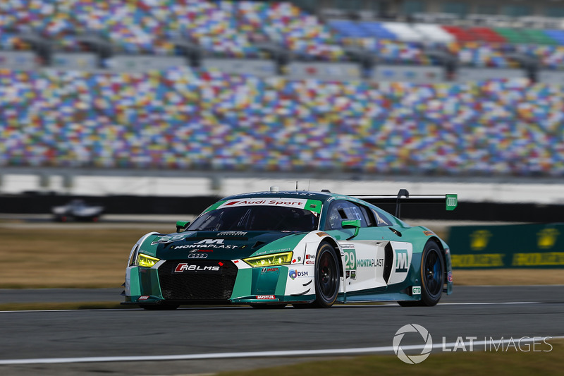 #29 Montaplast by Land-Motorsport Audi R8 LMS GT3, GTD: Christopher Mies, Sheldon van der Linde, Jeffrey Schmidt, Kelvin van der Linde