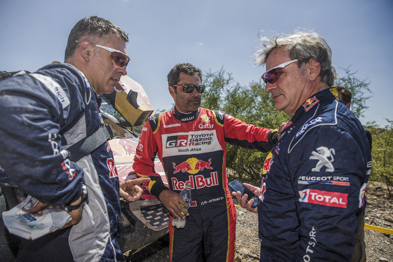 Carlos Sainz, Peugeot Sport, Nasser Al-Attiyah, Toyota Gazoo Racing