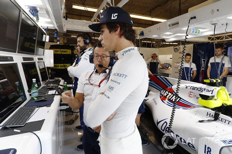 Lance Stroll, Williams bersama Luca Baldisserri