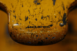 The nose of the McLaren MCL33 Renault after the race