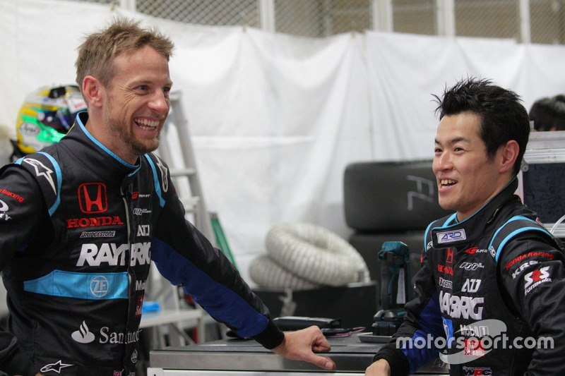 Jenson Button dan Naoki Yamamoto, #100 RAYBRIG NSX-GT