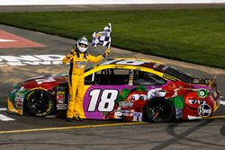 Race winner Kyle Busch, Joe Gibbs Racing