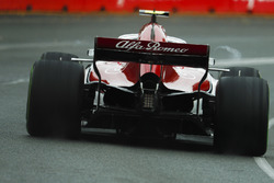 Un vortex sur la monoplace de Charles Leclerc, Sauber C37 Ferrari
