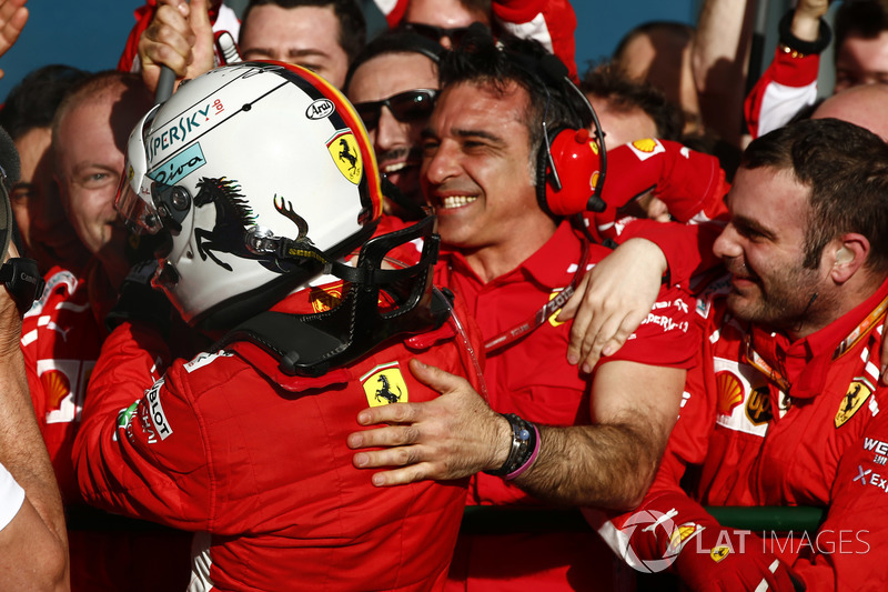 Победитель Себастьян Феттель, Ferrari