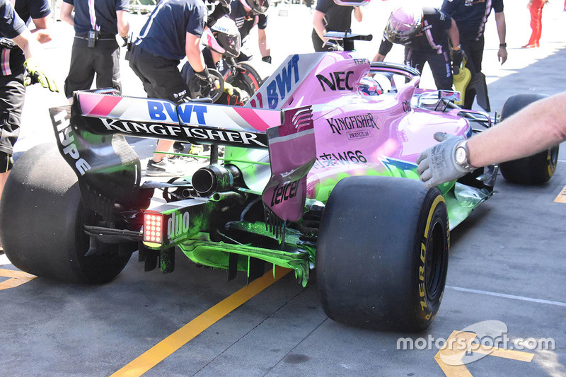 Детали задней части Force India VJM11