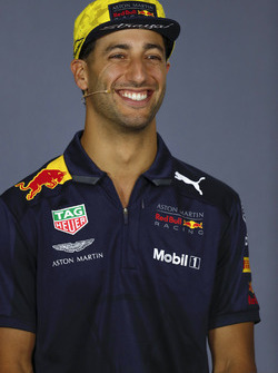 Daniel Ricciardo, Red Bull Racing, en la conferencia de prensa