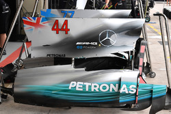 Mercedes-Benz F1 W08, dettaglio della carrozzeria