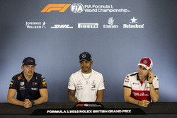 Max Verstappen, Red Bull Racing, Lewis Hamilton, Mercedes-AMG F1 ve Charles Leclerc, Sauber Basın Toplantısı
