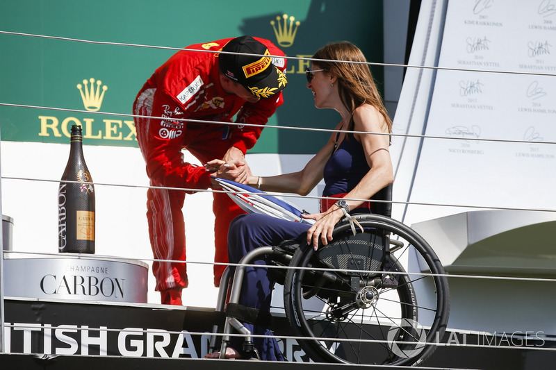 Dobogós ceremónia - Brit Nagydíj - F1 2018