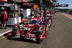 #3 Rebellion Racing Rebellion R-13: Mathias Beche, Gustavo Menezes, Thomas Laurent, #1 Rebellion Racing Rebellion R-13: Andre Lotterer, Neel Jani, Bruno Senna