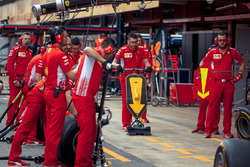 Ferrari pit stop practice