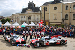 #7 Toyota Gazoo Racing Toyota TS050: Mike Conway, Kamui Kobayashi, Jose Maria Lopez, #8 Toyota Gazoo Racing Toyota TS050: Sébastien Buemi, Kazuki Nakajima, Fernando Alonso