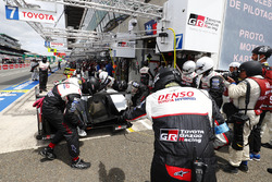 Пит-стоп: Майк Конвей, Камуи Кобаяши, Хосе Мария Лопес, Toyota Gazoo Racing, Toyota TS050 Hybrid (№7)