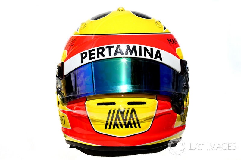 Helmet of Rio Haryanto, Manor Racing