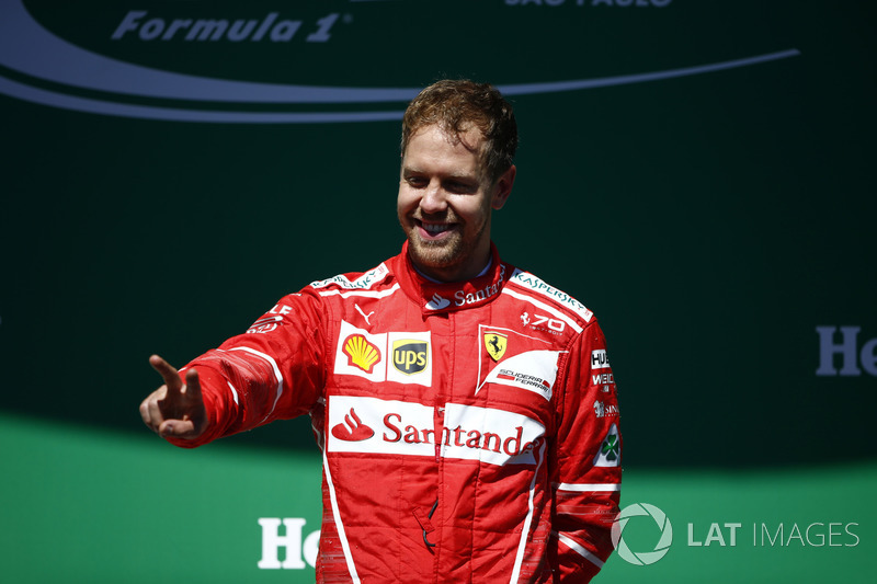 1. Sebastian Vettel, Ferrari - “Enkele zware weken achter de rug”