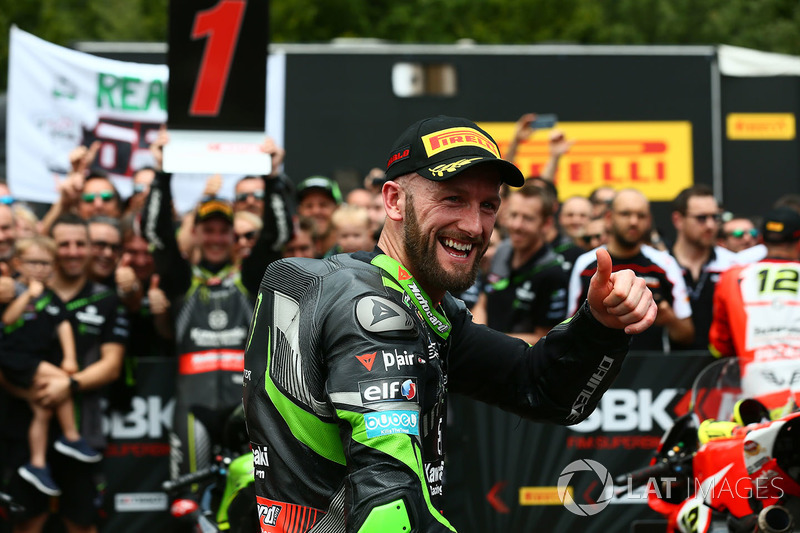 Il secondo classificato Tom Sykes, Kawasaki Racing