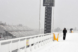 La nieve condiciona los test