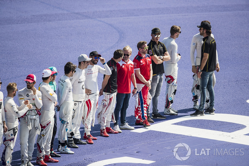 Drivers line up
