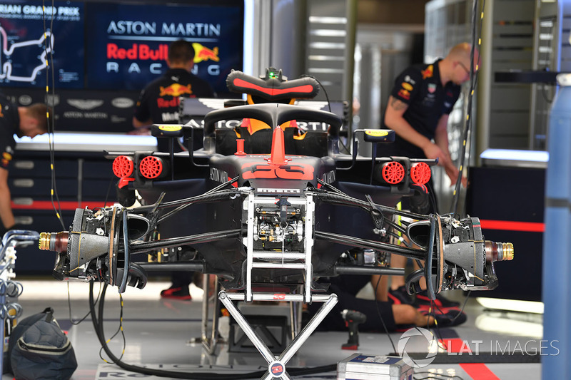 Red Bull Racing RB14 in the garage
