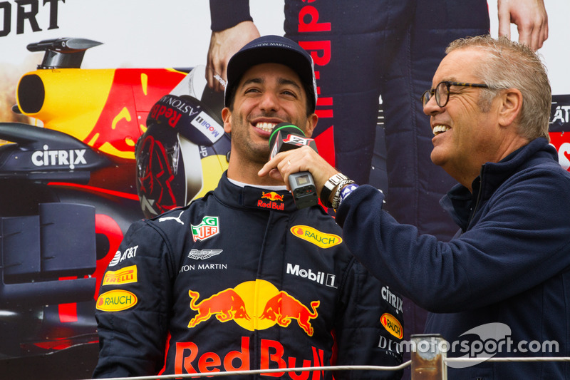 Daniel Ricciardo lors des Jumbo Racing Days