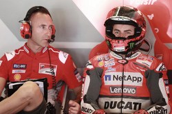 Jorge Lorenzo, Ducati Team, et Cristian Gabarrini