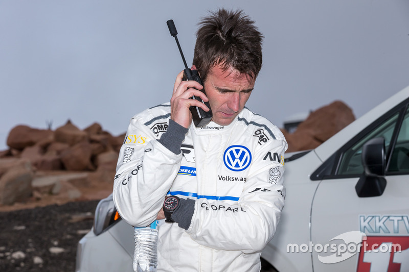 Le vainqueur #94 Romain Dumas, Volkswagen I.D. R Pikes Peak