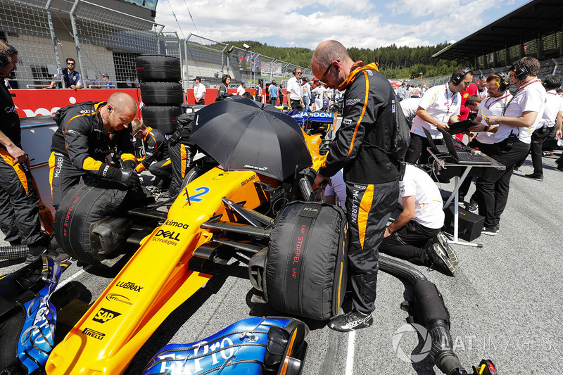 A kulisszák mögött - rajtrács - Osztrák Nagydíj - F1 2018