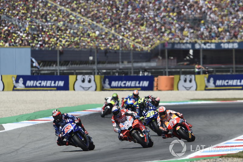 Maverick Viñales, Yamaha Factory Racing, Andrea Dovizioso, Ducati Team