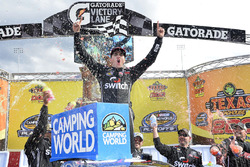 Race winner Noah Gragson, Kyle Busch Motorsports Toyota