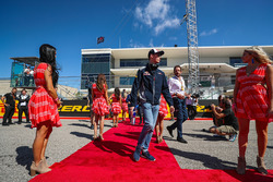 Daniil Kvyat, Scuderia Toro Rosso on the drivers parade