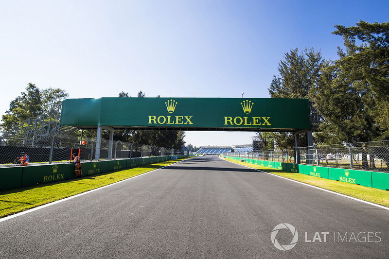 Detalle del circuito del Autódromo Hermanos Rodríguez