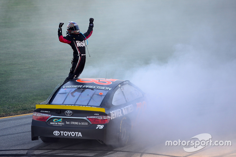 Race winner Martin Truex Jr., Furniture Row Racing Toyota