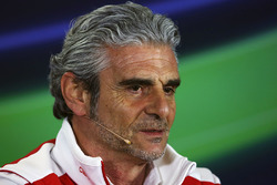 Maurizio Arrivabene, Ferrari Team Principal in the Press Conference