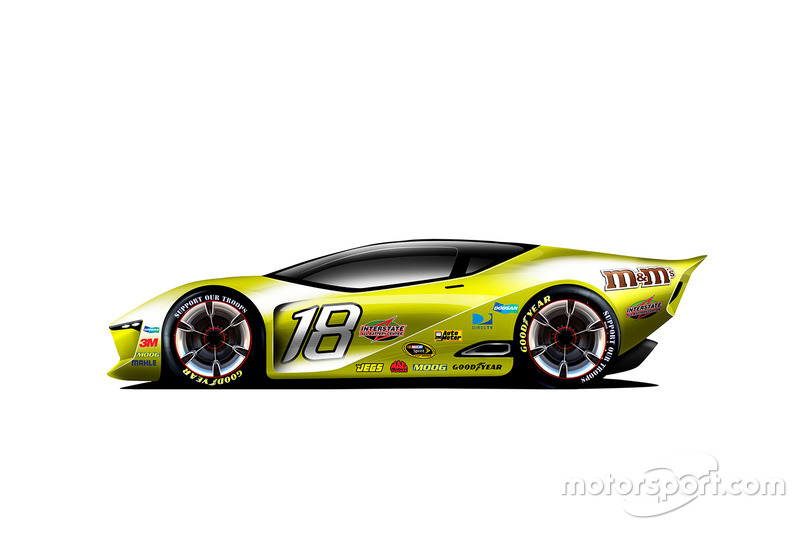 Diseño del futuro Fantasy NASCAR para 2030