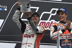 Podium: winner Marc Marquez, Repsol Honda Team and second place Cal Crutchlow, Team LCR Honda