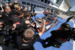 Winners #84 AMG Team HTP Motorsport Mercedes AMG GT3: Dominik Baumann, Maximilian Bühk