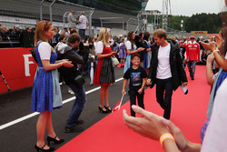 Nico Rosberg, Mercedes AMG F1 on the drivers parade