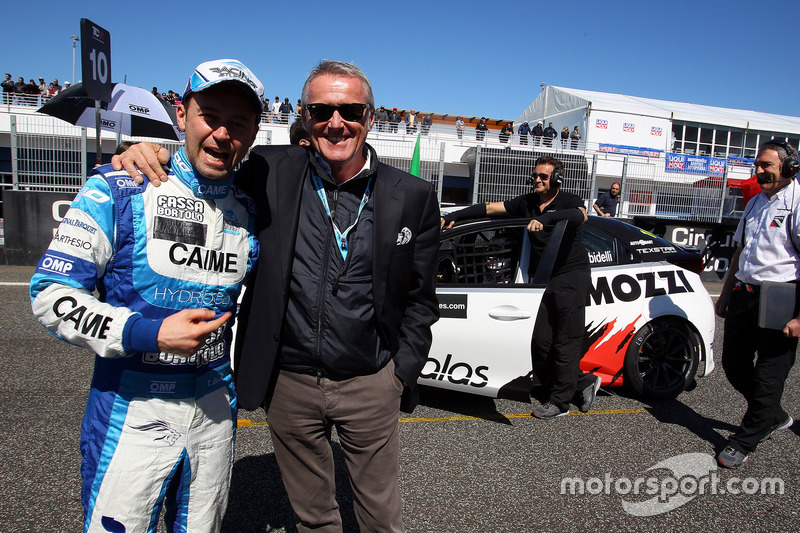 Thomas Biaggi and Marcello Lotti, CEO TCR International