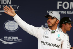 Lewis Hamilton, Mercedes AMG F1 in qualifying parc ferme